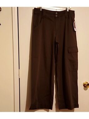 Brown wide leg pants nwt
